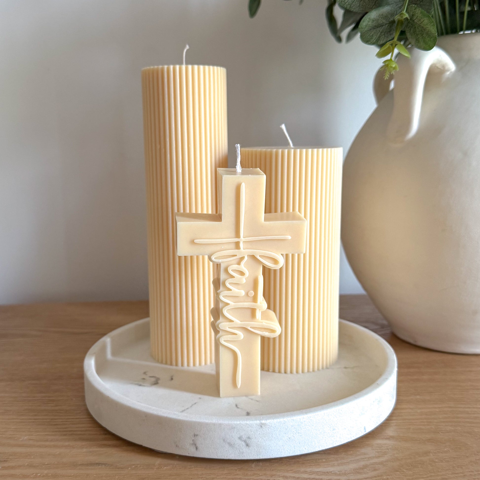 Cross Faith Decorative Candle