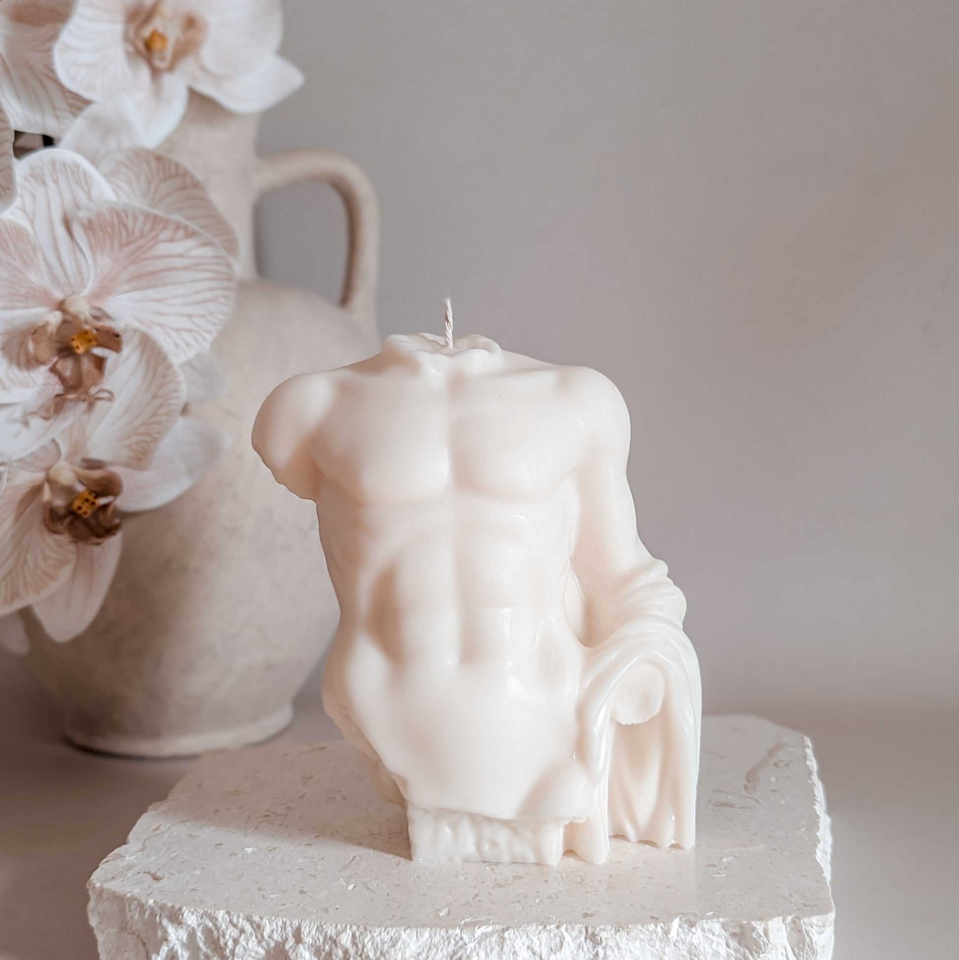 Hector Male Body Candle - Large