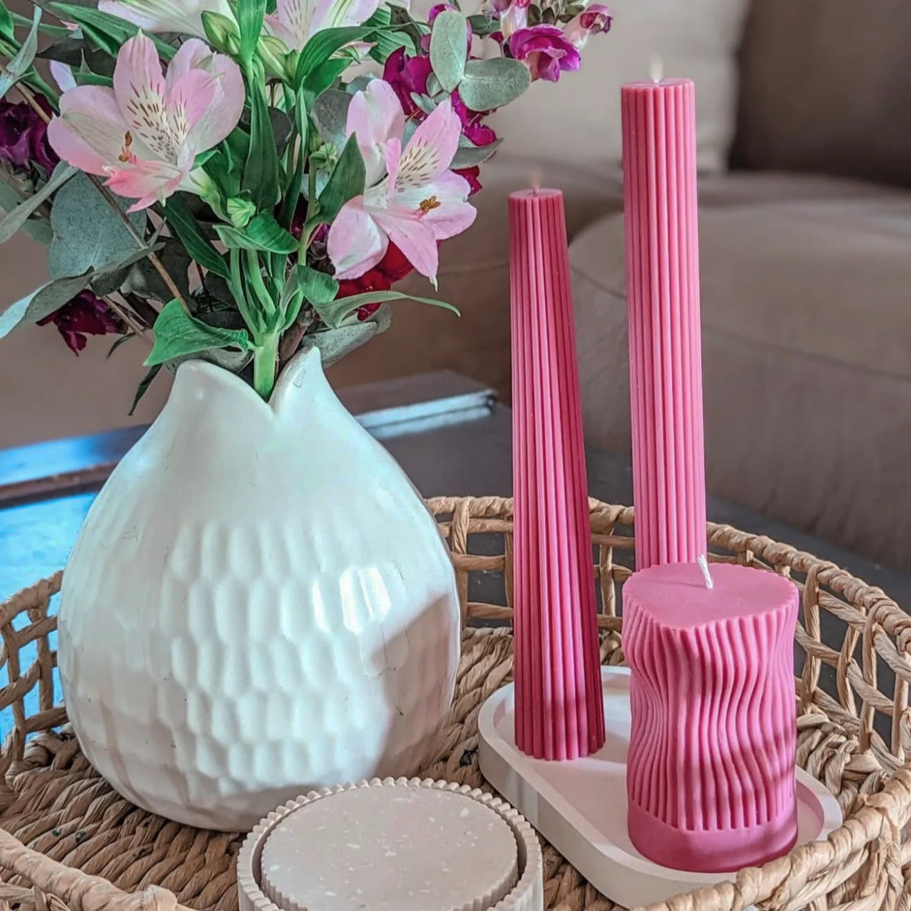 Thalia Free Standing Taper Candle