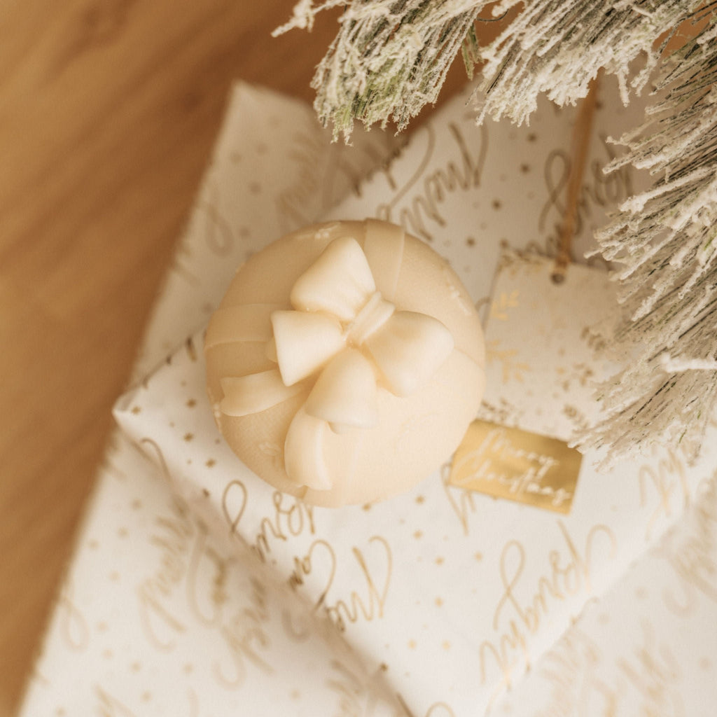 Christmas Pudding Large Decorative Candle