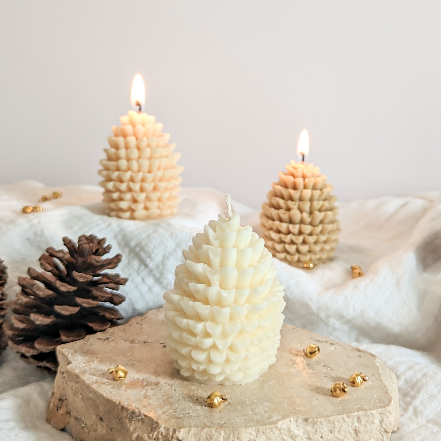 Christmas Cone Decorative Candle