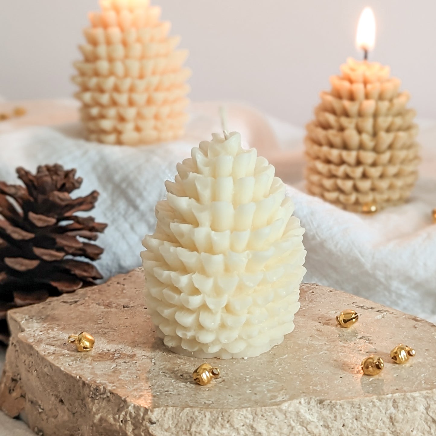 Christmas Cone Decorative Candle