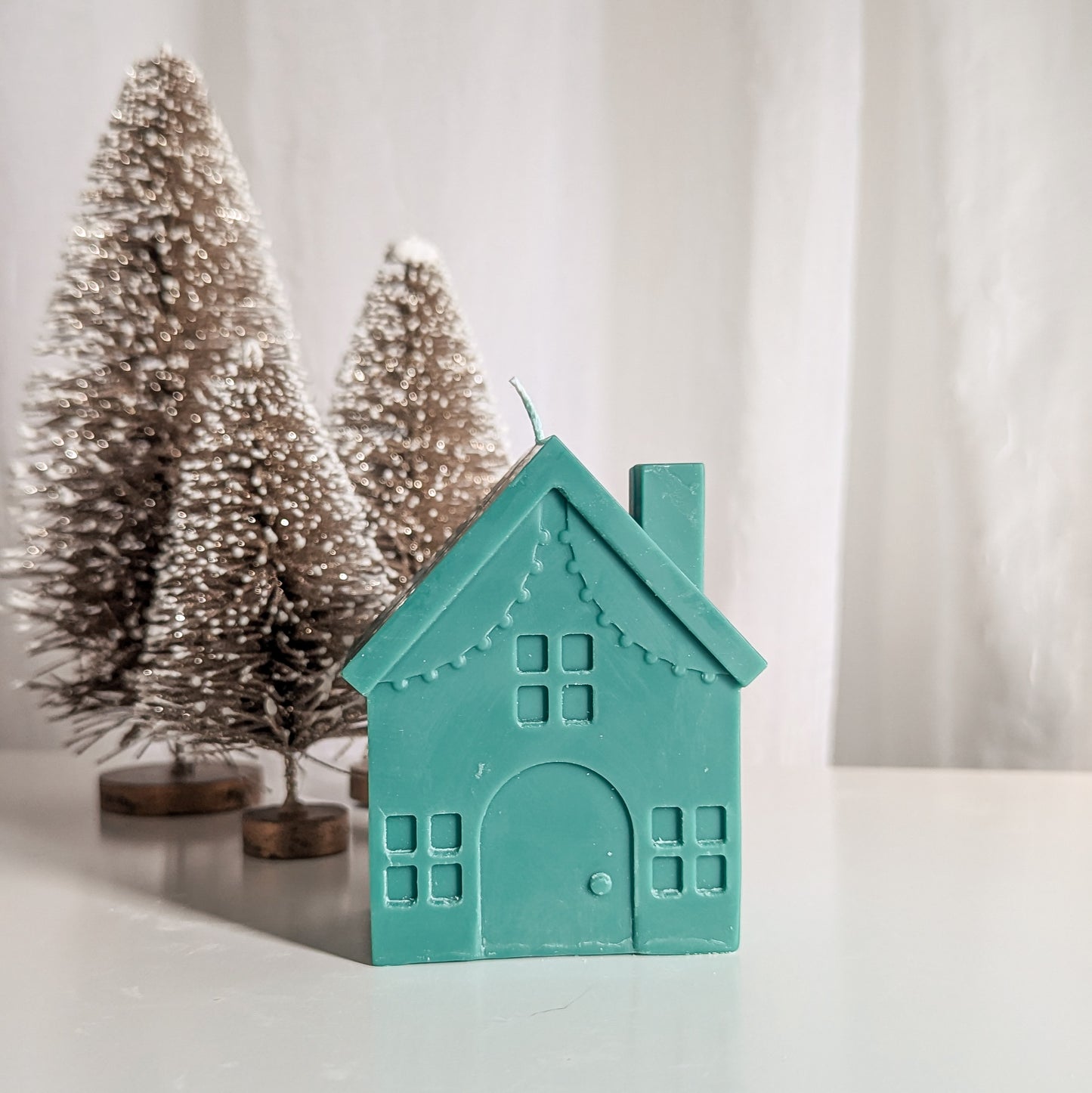 Christmas House Decorative Candle