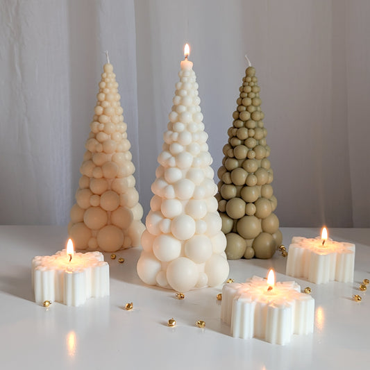 Christmas Tree Extra Large Decorative Candle