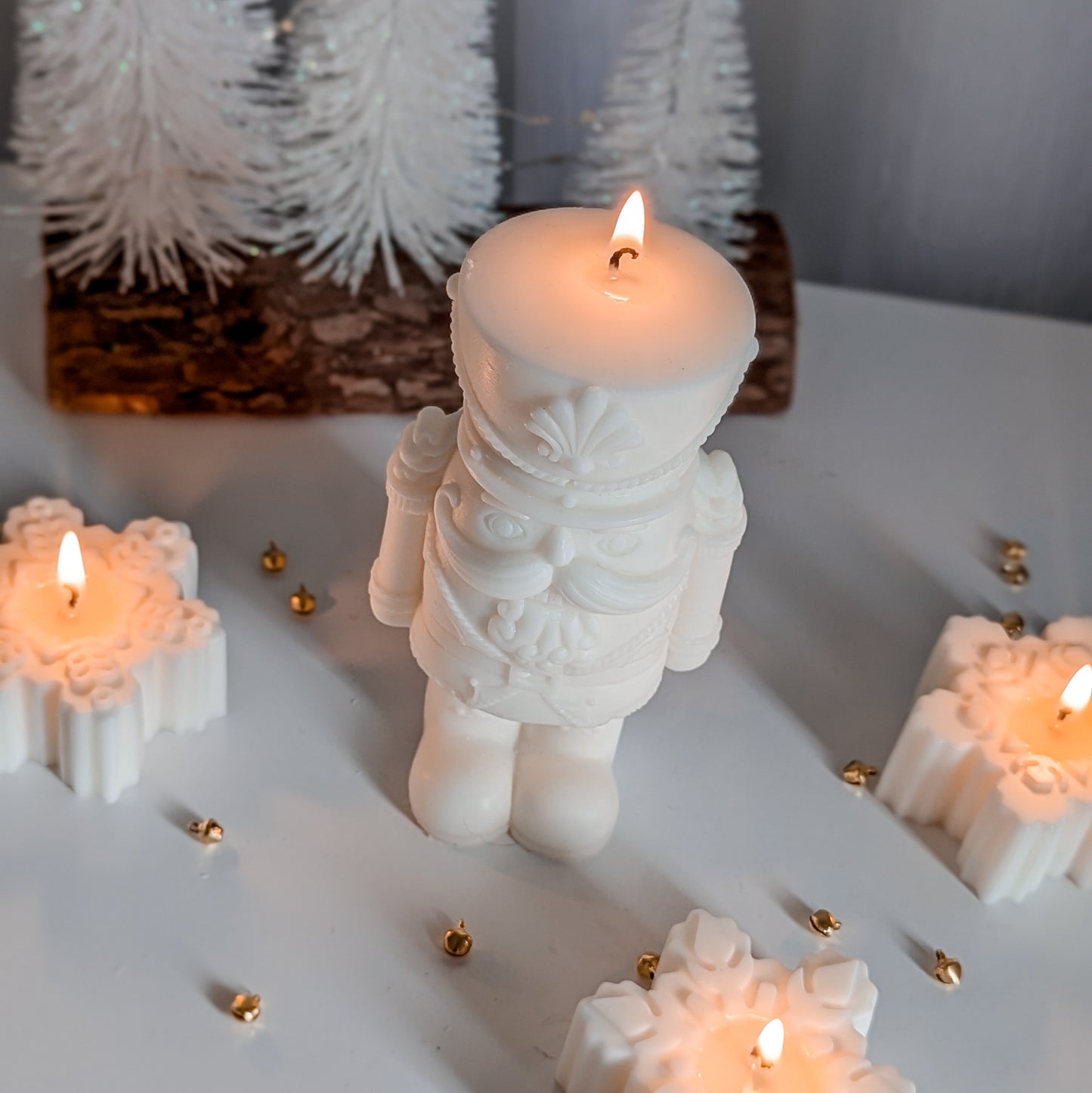 Christmas Nutcracker Decorative Candle