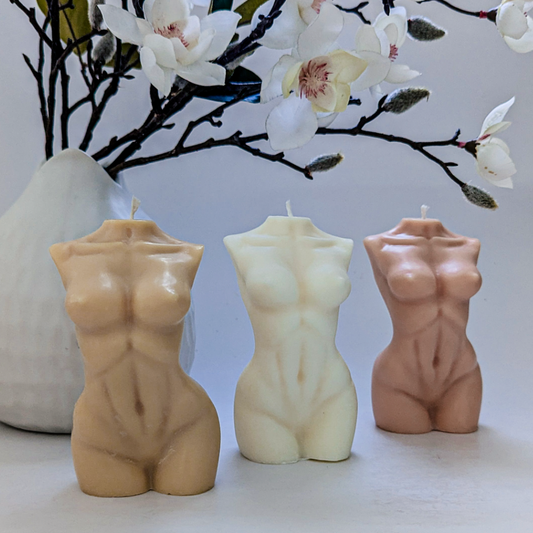 Goddess Large Female Body Candle