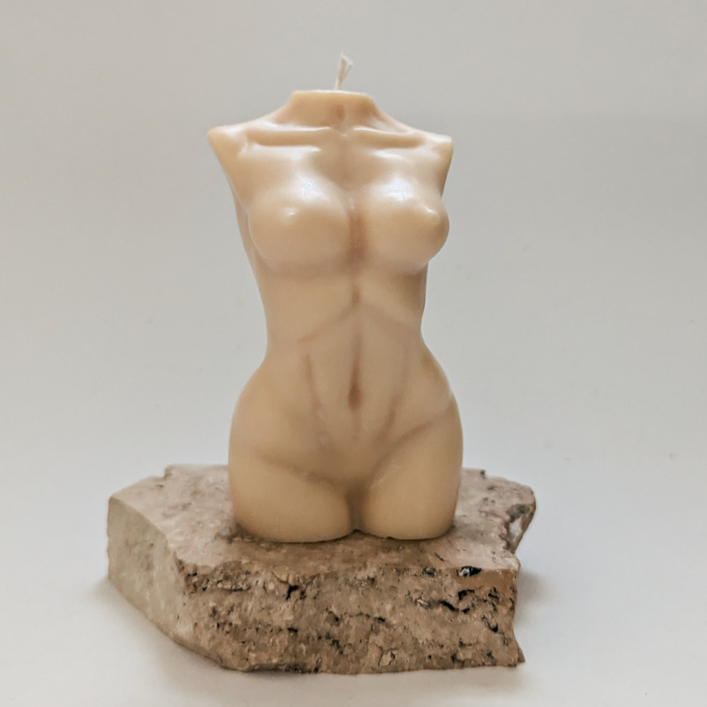 Goddess Large Female Body Candle