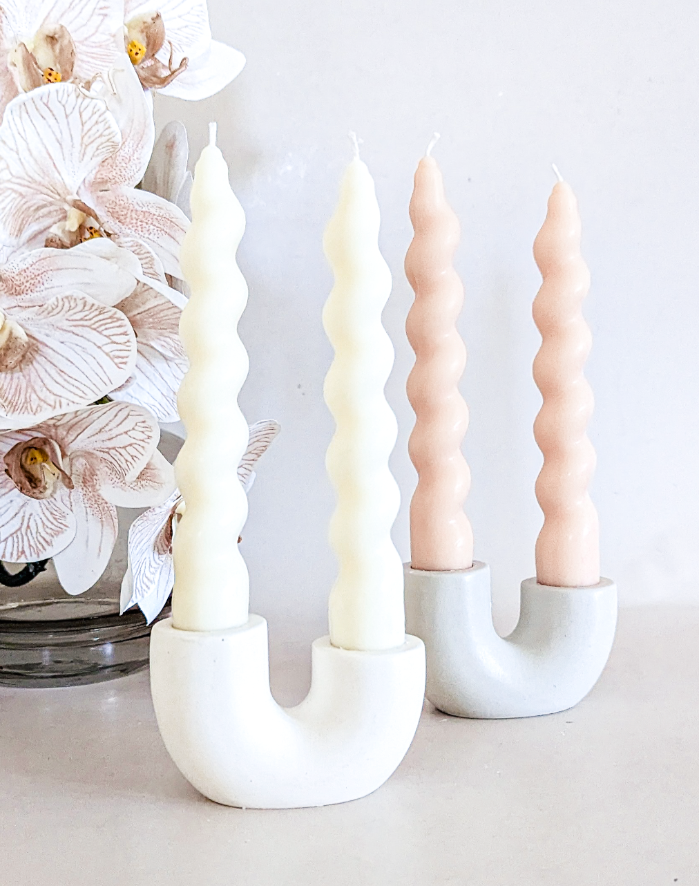 Olivia Twisted Taper Candle