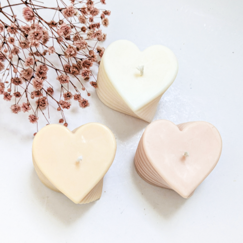 Mila Heart Candle